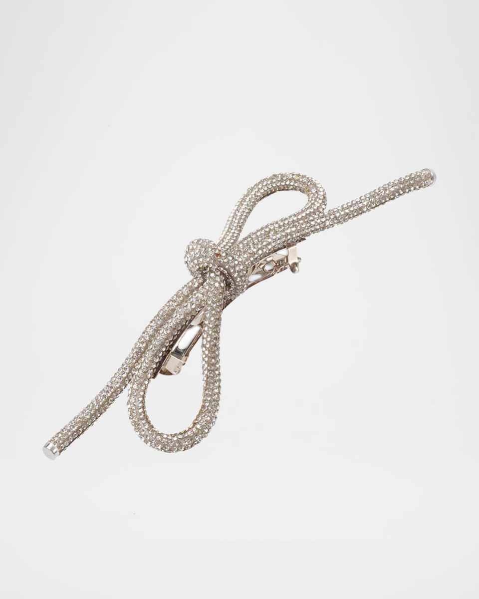 Sasha Crystal Bow Barrette